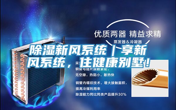 除濕新風(fēng)系統(tǒng)｜享新風(fēng)系統(tǒng)，住健康別墅！