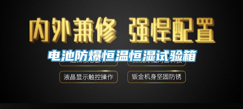 電池防爆恒溫恒濕試驗(yàn)箱