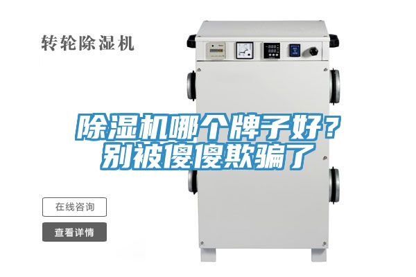 除濕機哪個牌子好？別被傻傻欺騙了