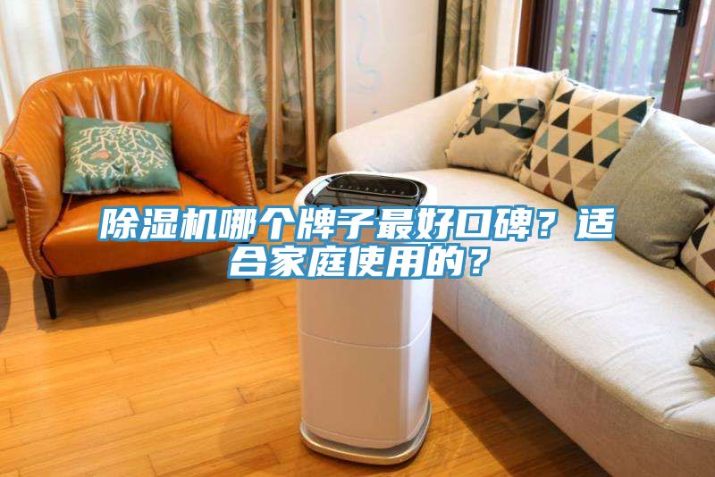 除濕機哪個牌子最好口碑？適合家庭使用的？
