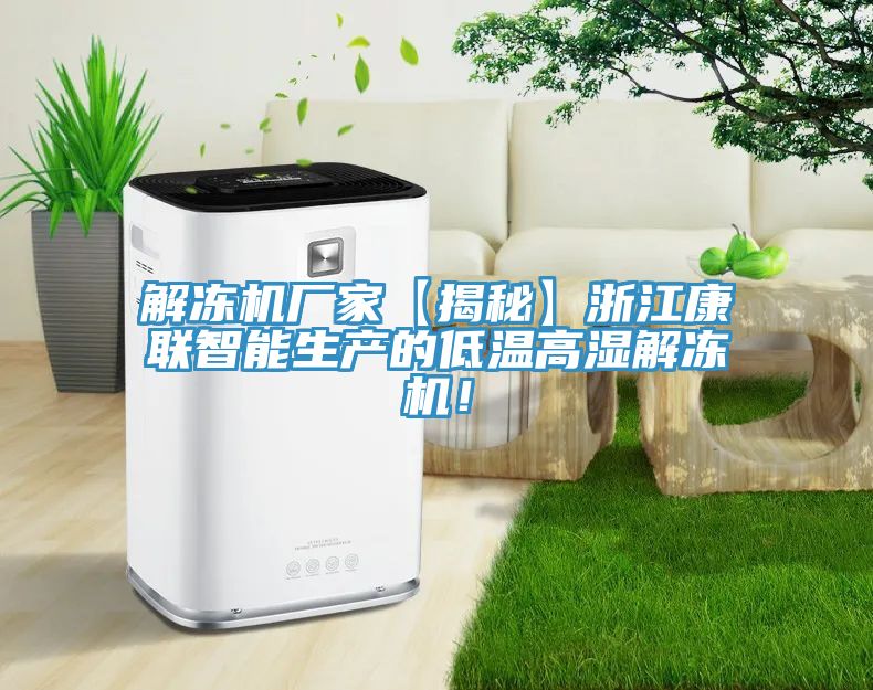解凍機廠家【揭秘】浙江康聯(lián)智能生產(chǎn)的低溫高濕解凍機！