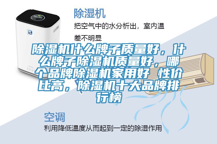 除濕機什么牌子質量好，什么牌子除濕機質量好，哪個品牌除濕機家用好 性價比高，除濕機十大品牌排行榜