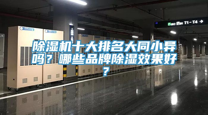 除濕機十大排名大同小異嗎?哪些品牌除濕效果好?