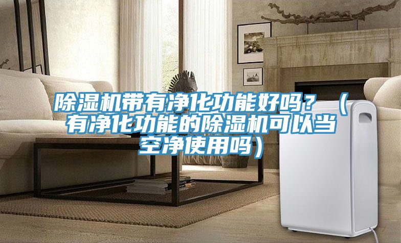 除濕機帶有凈化功能好嗎？（有凈化功能的除濕機可以當空凈使用嗎）