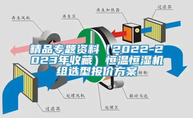 精品專題資料（2022-2023年收藏）恒溫恒濕機(jī)組選型報價方案