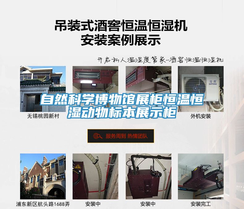 自然科學(xué)博物館展柜恒溫恒濕動物標(biāo)本展示柜