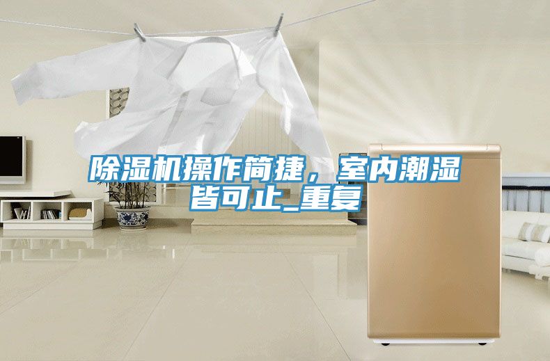 除濕機操作簡捷，室內潮濕皆可止_重復