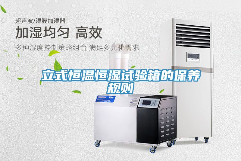 立式恒溫恒濕試驗箱的保養規則