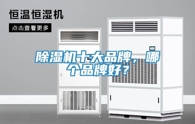除濕機十大品牌,哪個品牌好?