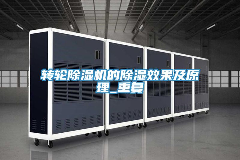 轉(zhuǎn)輪除濕機的除濕效果及原理_重復(fù)