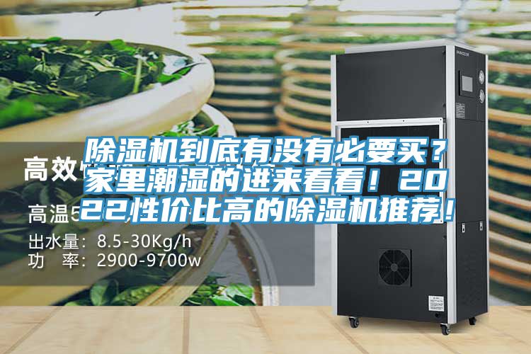 除濕機(jī)到底有沒有必要買？家里潮濕的進(jìn)來看看！2022性價比高的除濕機(jī)推薦！