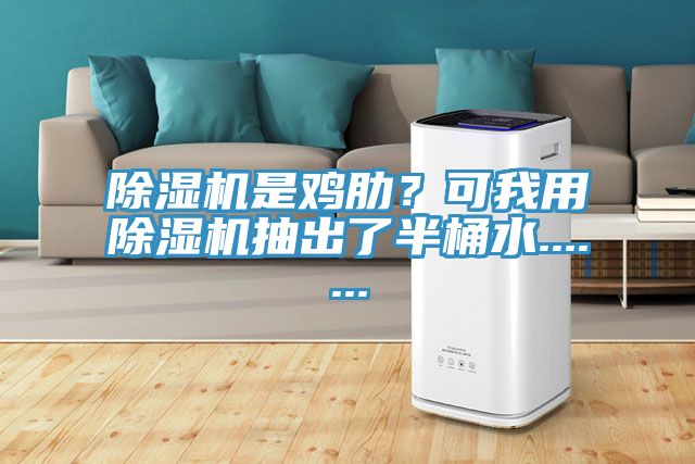 除濕機是雞肋？可我用除濕機抽出了半桶水.......