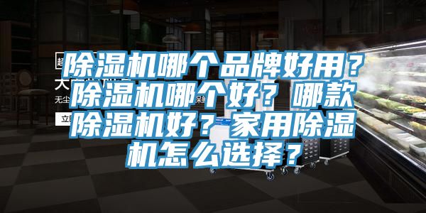 除濕機哪個品牌好用？除濕機哪個好？哪款除濕機好？家用除濕機怎么選擇？
