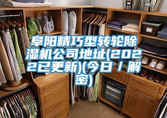 阜陽精巧型轉(zhuǎn)輪除濕機公司地址(2022已更新)(今日/解密)