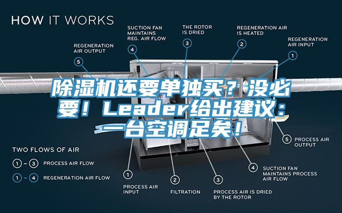 除濕機還要單獨買？沒必要！Leader給出建議：一臺空調足矣！