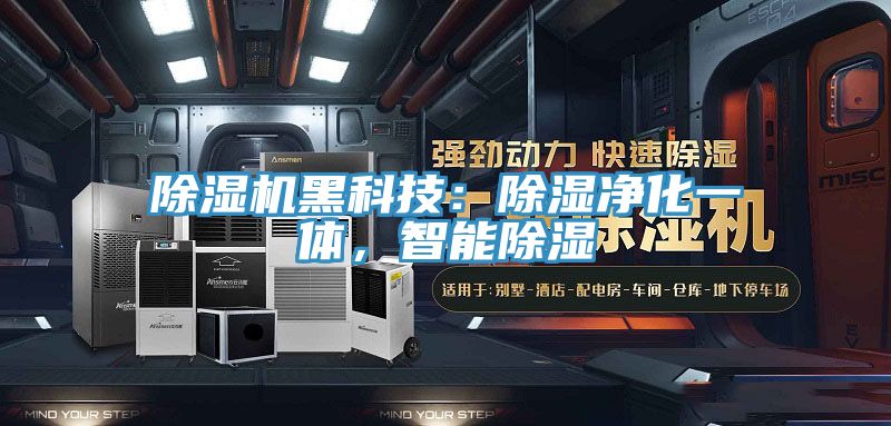 除濕機黑科技：除濕凈化一體，智能除濕