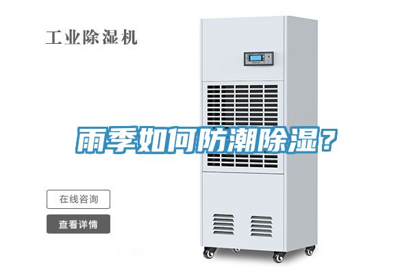 雨季如何防潮除濕？