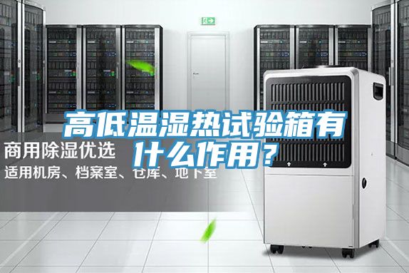 高低溫濕熱試驗(yàn)箱有什么作用?