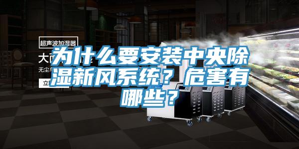 為什么要安裝中央除濕新風系統(tǒng)？危害有哪些？