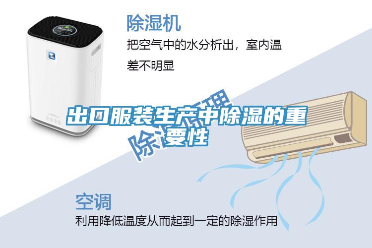 出口服裝生產中除濕的重要性